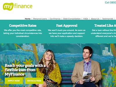 My Finance homepage