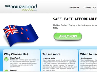 My New Zealand Payday  homepage