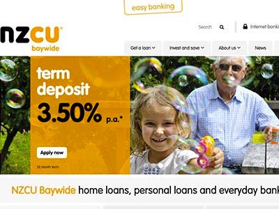 screenshot of NZCU Baywide homepage screenshot of NZCU Baywide homepage