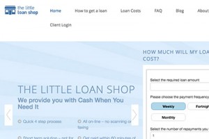 The Little Loan Shop – Short-term Loans The Little Loan Shop homepage