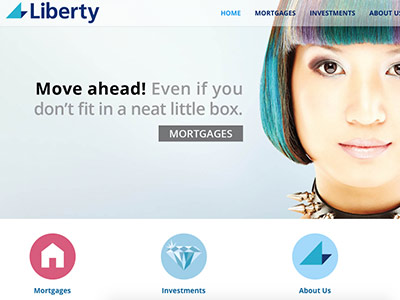 Liberty Financial homepage
