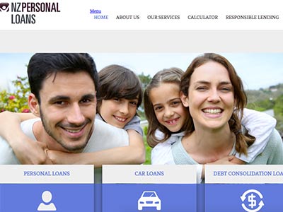 NZ Personal Loans homepage