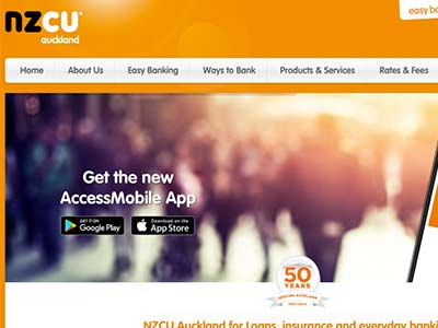 NZCU Auckland homepage