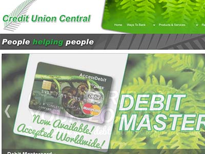 screenshot of Credit Union Central homepage screenshot of Credit Union Central homepage